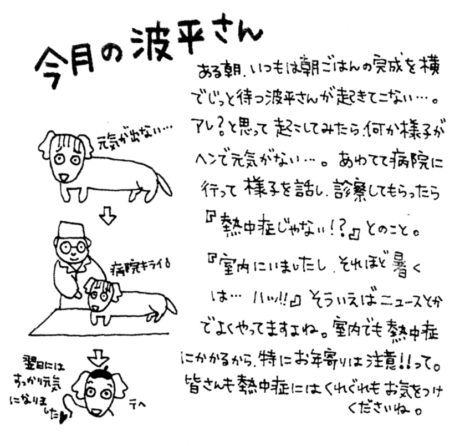 2014年8月の波平さん：波平さんとスイカ