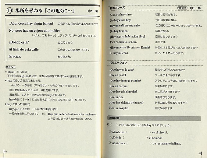 しっかり身につくスペイン語会話　CD BOOK