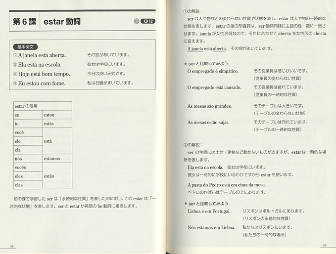 しっかり学ぶポルトガル語　CD BOOK