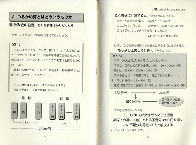 方程式にたよらない和算的思考力をつける