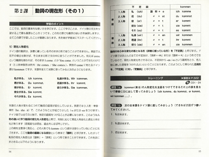 しっかり身につくドイツ語トレーニングブック　CD BOOK