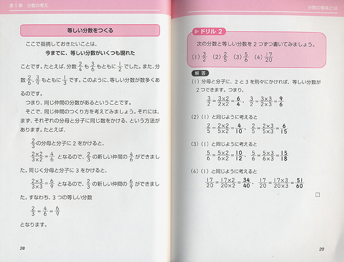 分数がわかる・できる・教えられる