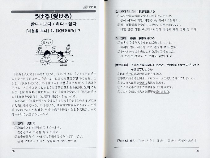 韓国語似ている動詞使い分けブック　CD BOOK
