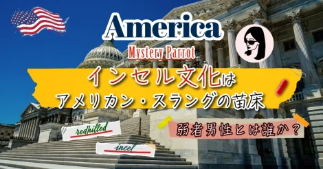 Mystery Parrotコラム第3回：インセル文化はアメリカン・スラングの苗床